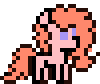 Size: 100x84 | Tagged: safe, artist:cammy, imported from ponybooru, oc, oc:peachy keen, animated, dancing, pixel art