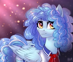 Size: 3800x3200 | Tagged: safe, artist:hakaina, imported from derpibooru, oc, oc only, pegasus, pony, high res, looking at you, necktie, smiling, solo