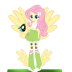 Size: 2289x2289 | Tagged: safe, editor:mario101, editor:notxweeb, imported from derpibooru, fluttershy, human, equestria girls, angel, angels, badly edited, be not afraid, biblically accurate angels, high res, multiple eyes, multiple wings, not salmon, photo, simple background, solo, transparent background, wat, wings