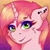 Size: 2931x2931 | Tagged: safe, artist:legionsunite, imported from derpibooru, oc, oc only, pony, unicorn, background, ear piercing, freckles, high res, piercing, smiling