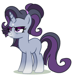 Size: 944x988 | Tagged: safe, artist:princess-kitsune-tsu, artist:venomous-cookietwt, imported from derpibooru, oc, oc only, pony, unicorn, base used, female, magical lesbian spawn, mare, offspring, parent:maud pie, parent:starlight glimmer, parents:starmaud, simple background, solo, transparent background