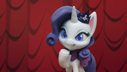 Size: 1920x1080 | Tagged: safe, imported from derpibooru, screencap, rarity, pony, fashion failure, my little pony: pony life, my little pony: stop motion short, box, g4.5, pony life, solo, stop motion