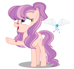 Size: 1384x1286 | Tagged: safe, artist:xxcheerupxxx, imported from derpibooru, oc, oc only, earth pony, pony, base used, female, magical lesbian spawn, offspring, parent:diamond tiara, parent:scootaloo, parents:scootiara, simple background, solo, teenager, transparent background