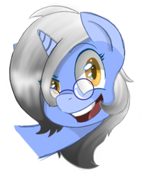 Size: 566x694 | Tagged: safe, artist:orbitingdamoon, imported from derpibooru, oc, oc only, pony, unicorn, glasses, simple background, solo, transparent background