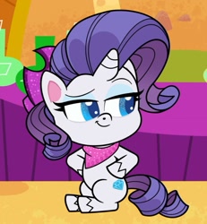 Size: 833x903 | Tagged: safe, imported from derpibooru, screencap, rarity, pony, my little pony: pony life, spoiler:pony life s02e10, cropped, female, g4.5, mare, pony life, solo, the great cowgirl hat robbery