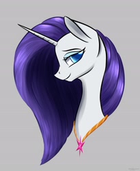 Size: 2200x2677 | Tagged: safe, artist:renarde-louve, imported from derpibooru, rarity, pony, bust, high res, solo