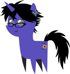 Size: 4028x4260 | Tagged: safe, artist:lyonic, imported from derpibooru, oc, oc only, oc:celestial umbra, pony, unicorn, female, pointy ponies, simple background, solo, transparent background