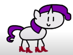 Size: 559x423 | Tagged: safe, imported from derpibooru, rarity, pony, unicorn, boots, clothes, female, in a nutshell, mare, shoes, smiling, solo