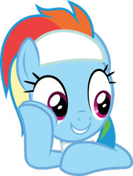 Size: 326x433 | Tagged: safe, artist:sollace, derpibooru exclusive, imported from derpibooru, rainbow dash, pegasus, pony, deep tissue memories, spoiler:deep tissue memories, .svg available, alternate hairstyle, cute, dashabetes, female, headband, mare, show accurate, simple background, smiling, solo, spa pony rainbow dash, svg, transparent background, vector