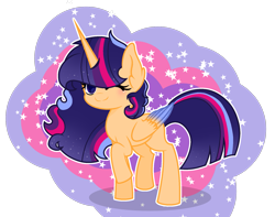 Size: 1863x1466 | Tagged: safe, artist:starshine-sentryyt, imported from derpibooru, oc, oc only, alicorn, pony, female, mare, one eye closed, simple background, solo, transparent background, wink