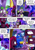 Size: 1204x1700 | Tagged: safe, artist:tarkron, imported from derpibooru, spike, starlight glimmer, storm king, tantabus, tempest shadow, trixie, twilight sparkle, bear, diamond dog, dog, unicorn, ursa, ursa minor, yeti, comic:shadows of the past (tarkron), series:creature-verse, equestria girls, my little pony: the movie, bearified, broken horn, cape, clothes, collar, comic, commission, diamond dogified, eating, fainted, gemstones, hat, horn, indoors, post traumatic stress disorder, ptsd, scar, size difference, species swap, speech bubble, spike the dog, spiked collar, spoon, staff, staff of sameness, tantabus sparkle, tantabusified, trixie's cape, trixie's hat, twilight's castle, ursa trixie