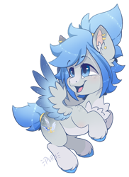 Size: 1920x2634 | Tagged: safe, artist:pvrii, imported from derpibooru, oc, oc only, oc:double edge, pegasus, pony, chibi, male, simple background, solo, stallion, transparent background