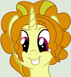 Size: 912x985 | Tagged: safe, artist:dianamur, artist:jadeharmony, artist:jadethepegasus, imported from derpibooru, adagio dazzle, pony, unicorn, base used, equestria girls ponified, female, gray background, grin, mare, ponified, simple background, smiling, solo