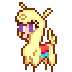 Size: 72x72 | Tagged: safe, artist:mane6, imported from derpibooru, paprika paca, alpaca, them's fightin' herds, community related, paprika (tfh), pixel art, simple background, solo, sprite, transparent background