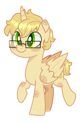 Size: 2107x3163 | Tagged: safe, artist:auroramint, imported from derpibooru, oc, oc only, oc:shining star, alicorn, pony, alicorn oc, high res, horn, male, reference, solo, stallion, wings