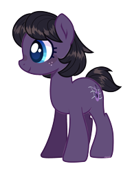 Size: 1902x2477 | Tagged: safe, artist:auroramint, imported from derpibooru, oc, oc only, oc:stormy sonata, earth pony, pony, female, mare, reference, solo