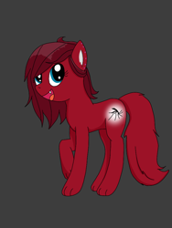 Size: 720x960 | Tagged: safe, artist:fruiitypieq, artist:shycookieq, imported from derpibooru, oc, oc only, cat, cat pony, original species, pony, dark background, female, mare, open mouth, smiling, solo