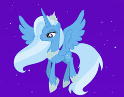 Size: 1280x1011 | Tagged: safe, artist:lilac107, imported from derpibooru, trixie, alicorn, alicornified, female, horn, mare, race swap, trixiecorn, wings