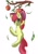 Size: 2892x4096 | Tagged: safe, artist:db, imported from derpibooru, apple bloom, earth pony, pony, apple, female, filly, food, solo, stuck, tree