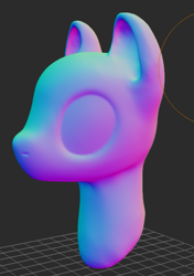 Size: 509x721 | Tagged: safe, artist:alexi148, imported from derpibooru, pony, 3d, bust, sculptgl, solo