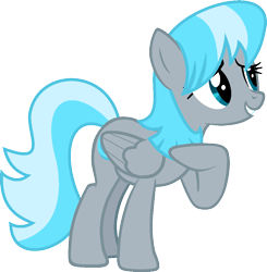 Size: 947x967 | Tagged: safe, artist:pegasski, imported from derpibooru, oc, oc only, oc:sea spray, pegasus, pony, base used, eyelashes, female, hoof on chest, mare, pegasus oc, raised hoof, simple background, solo, transparent background, wings