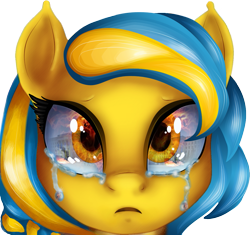 Size: 1089x1024 | Tagged: safe, artist:marikyt, imported from derpibooru, oc, oc only, pony, crying, ukraine