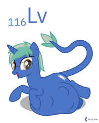 Size: 4000x5000 | Tagged: safe, artist:parclytaxel, imported from derpibooru, oc, oc only, oc:nova spark, monster pony, original species, pony, tatzlpony, unicorn, series:joycall6's periodic table, .svg available, abdominal bulge, absurd resolution, chemistry, fangs, female, glasses, livermorium, lying down, mare, periodic table, prone, simple background, smiling, solo, vector, vore, white background