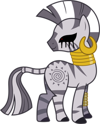 Size: 806x992 | Tagged: artist needed, source needed, safe, artist:pagiepoppie12345, imported from derpibooru, zecora, pony, zebra, story of the blanks, black goo, black sclera, creepypasta, female, glowing eyes, mare, red eyes, simple background, smiling, solo, solo female, story included, super filly adventure, transparent background, zalgo