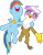 Size: 1280x1630 | Tagged: safe, artist:cloudy glow, artist:cloudyglow, imported from derpibooru, gilda, rainbow dash, griffon, pegasus, pony, the lost treasure of griffonstone, .ai available, chickub, duo, duo female, eyes closed, female, filly, filly rainbow dash, flying, nose in the air, open mouth, simple background, transparent background, vector, younger