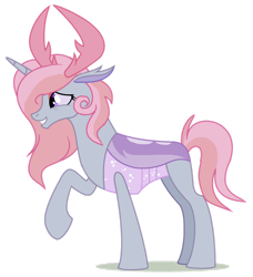 Size: 1280x1406 | Tagged: safe, artist:princess-kitsune-tsu, artist:venomous-cookietwt, imported from derpibooru, oc, oc only, changepony, hybrid, pony, base used, interspecies offspring, offspring, parent:fleur-de-lis, parent:pharynx, simple background, solo, transparent background