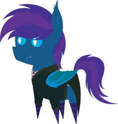 Size: 5795x6073 | Tagged: safe, artist:tikibat, derpibooru exclusive, imported from derpibooru, oc, oc only, oc:stardust, oc:stardust(cosmiceclipse), bat pony, pony, absurd resolution, bat pony oc, bat wings, butler, clothes, disneyland, ear fluff, fangs, haunted mansion, male, membranous wings, pointy ponies, simple background, slit eyes, slit pupils, socks, solo, stallion, striped socks, suit, the haunted mansion, transparent background, wings