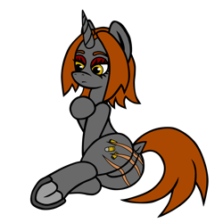 Size: 1024x1024 | Tagged: safe, artist:dice-warwick, imported from derpibooru, oc, oc:wildcat cartridge, unicorn, fallout equestria, butt, butts, fallout equestria: burdens, fanfic art, female, frog (hoof), mare, plot, scar, underhoof