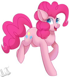 Size: 2326x2564 | Tagged: safe, artist:greenmarta, imported from derpibooru, pinkie pie, earth pony, pony, female, high res, mare, simple background, solo, transparent background