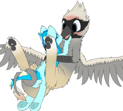 Size: 2000x1800 | Tagged: safe, artist:thekamko, imported from derpibooru, oc, oc only, oc:arctic plasma, oc:statton silktail, dracony, dragon, griffon, hybrid, pony, chest fluff, cuddling, duo, ear fluff, ender's herd, kissing, lying down, paw pads, paws, simple background, smiling, talons, transparent background, underhoof, underpaw