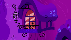Size: 1280x720 | Tagged: safe, imported from derpibooru, screencap, season 1, the ticket master, background, golden oaks library, night, no pony, ponyville, scenic ponyville, window