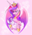 Size: 2294x2517 | Tagged: safe, artist:dymitre, artist:reborn3580, imported from derpibooru, princess cadance, princess flurry heart, alicorn, pony, baby, baby pony, bust, crown, cute, cutedance, duo, eyes closed, female, filly, flurrybetes, high res, hoof shoes, jewelry, lidded eyes, mare, mother and child, mother and daughter, regalia, sleeping, smiling
