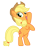 Size: 1918x2390 | Tagged: safe, artist:third uncle, artist:three uncle, imported from derpibooru, applejack, earth pony, pony, the cutie map, applejack's hat, bipedal, cowboy hat, cute, female, hat, looking at you, mare, open mouth, pose, raised hoof, simple background, solo, transparent background, vector