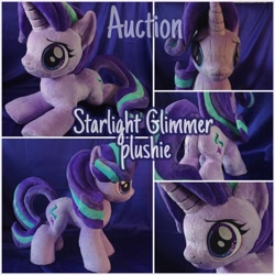 Size: 3464x3464 | Tagged: safe, artist:kuroran, imported from derpibooru, starlight glimmer, advertisement, plushie