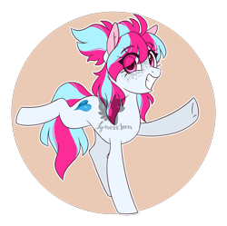 Size: 1236x1233 | Tagged: safe, artist:lynesssan, imported from derpibooru, oc, oc only, oc:pom pom, earth pony, pony, female, mare, solo
