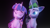 Size: 3840x2160 | Tagged: safe, artist:valiant studios, imported from derpibooru, twilight sparkle, oc, oc:midnight (dimensional shift), oc:twilight (dimensional shift), alicorn, 3d, alicorn oc, blender, dimensional shift, eyebrows, high res, horn, laughing, progress, twilight sparkle (alicorn), vs twi, wings