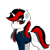 Size: 900x900 | Tagged: safe, artist:blackjackpone, artist:d.w.h.cn, color edit, edit, imported from derpibooru, oc, oc only, oc:blackjack, pony, unicorn, fallout equestria, fallout equestria: project horizons, clothes, colored, fanfic art, female, jumpsuit, mare, simple background, solo, transparent background, vault suit