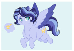 Size: 1280x884 | Tagged: safe, artist:roses-are-gold, imported from derpibooru, oc, oc only, pegasus, pony, female, mare, offspring, parent:flash sentry, parent:rainbow dash, parents:flashdash, solo, two toned wings, wings