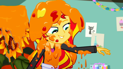 Size: 1920x1080 | Tagged: safe, imported from derpibooru, screencap, sunset shimmer, eqg summertime shorts, equestria girls, the art of friendship, solo