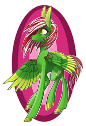 Size: 1280x1872 | Tagged: safe, artist:rosastrasza, imported from derpibooru, oc, oc only, oc:dawn lily, pegasus, pony, female, mare, solo, two toned wings, wings