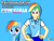 Size: 2160x1620 | Tagged: safe, artist:forzaveteranenigma, imported from derpibooru, rainbow dash, human, pony, fanfic:equestria motorsports, clothes, fanfic art, hand on hip, hands on hip, human coloration, humanized, looking at you, miniskirt, polo shirt, short skirt, skirt, smiling, smiling at you