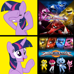 Size: 1300x1300 | Tagged: safe, imported from derpibooru, twilight sparkle, drake, miniforce