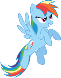 Size: 4724x6000 | Tagged: safe, artist:synthrid, imported from derpibooru, rainbow dash, pegasus, pony, the ticket master, .svg available, absurd resolution, determined, female, flying, mare, simple background, solo, transparent background, vector