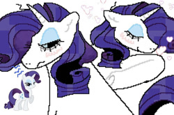 Size: 750x496 | Tagged: safe, artist:spac3chann3l5, imported from derpibooru, rarity, pony, unicorn, bags under eyes, eyes closed, eyeshadow, female, makeup, mare, tired