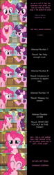 Size: 2000x6397 | Tagged: safe, artist:mlp-silver-quill, imported from derpibooru, pinkie pie, sugar belle, alien, earth pony, facehugger, pony, unicorn, comic:pinkie pie says goodnight, alien (franchise), baking, bipedal, comic, duo, duo female, facehug, female, food, high res, kitchen, montage, oh god, pie, solo, sweet apple acres, what has science done