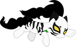 Size: 1280x798 | Tagged: safe, artist:mlp-trailgrazer, imported from derpibooru, oc, oc only, oc:amgi, pony, clothes, cosplay, costume, female, mare, simple background, solo, transparent background, white tiger